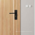 Localización de puerta de estilo americano al por mayor CLAQUETA DE PUERTA DE MADERA SIMPLE y elegante Lock Panel de muidad